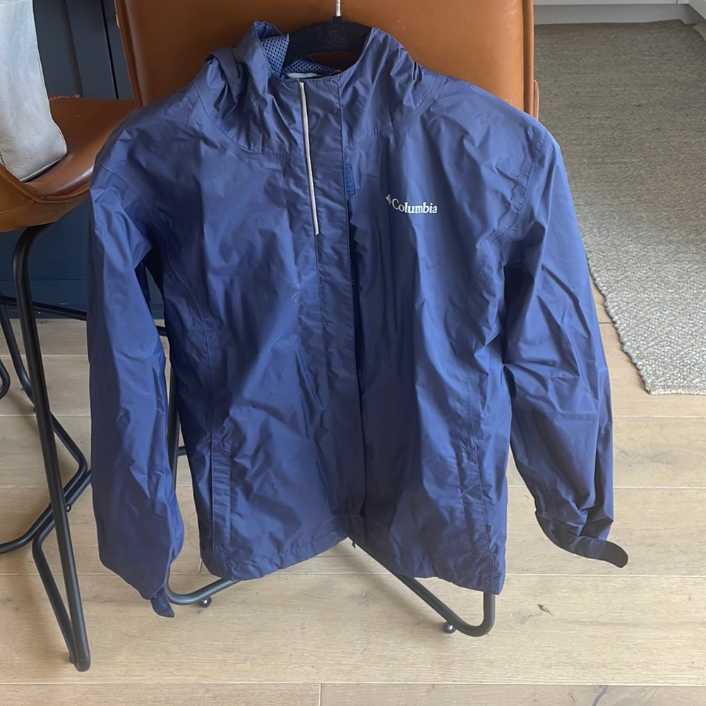Navy boys light rain coat
